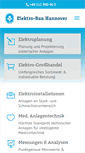 Mobile Screenshot of elektro-bau-hannover.de